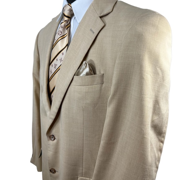 Alan Flusser mens Blazer size 44L a blend of fabrics. - Picture 3 of 13